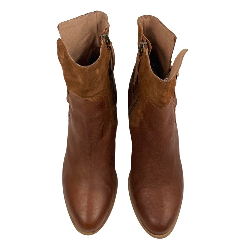 GARNET HILL Riley Heeled Buckle Boots - Picture 6 of 13